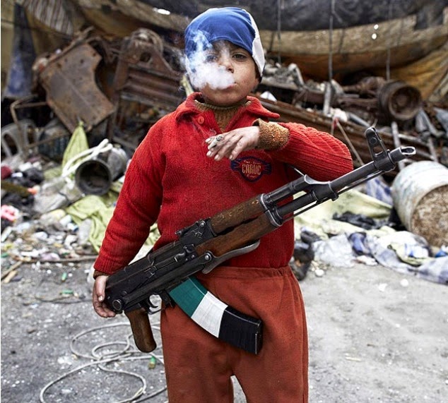 Rebelde sirio de 7 años