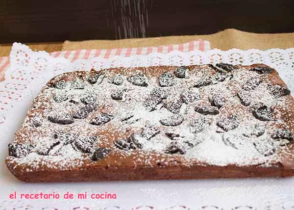 brownie de oreo
