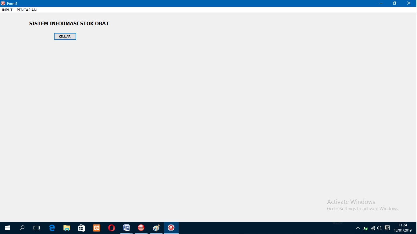 langkah-langkah membuat sistem informasi menggunakan report wizard