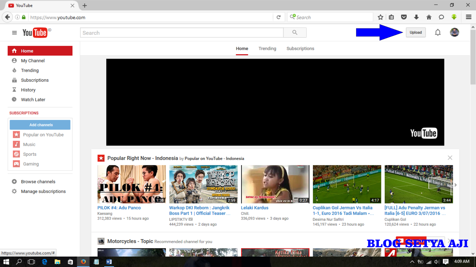 Cara Cepat dan Mudah Upload Video di Youtube