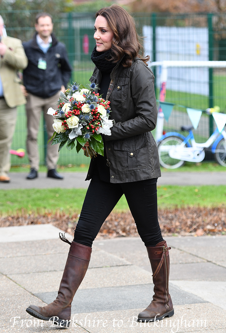 [Updated] Princess Kate in Barbour at Robin Hood Primary School