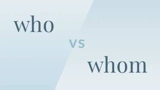 Rules guiding the use of "who" and "whom" in a sentence