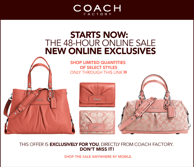 ShopHubUSA: 48hr Coach Factory Online Sale