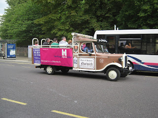 Freight Rover Sherpa ersalz char-a-banc operated by Olde Norwich Tour