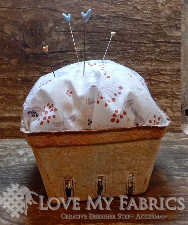 Love My Fabrics Pin Cushion