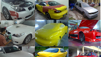 jenis jenis cat kereta wira warna hijau