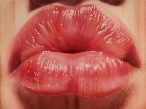 #lips (detail)  ©JKB Fletcher - Social Portrait | Pintura | Painting