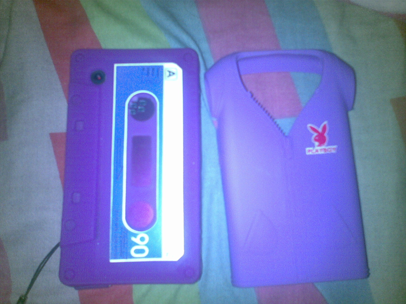 Purple Cassette Case for Blackberry 8520
