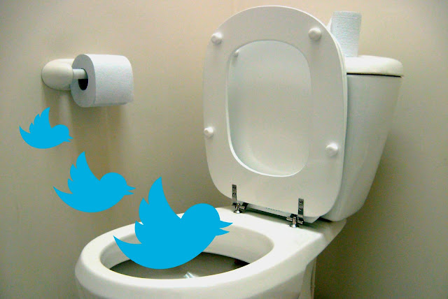 TWITTER IN THE SHITTER