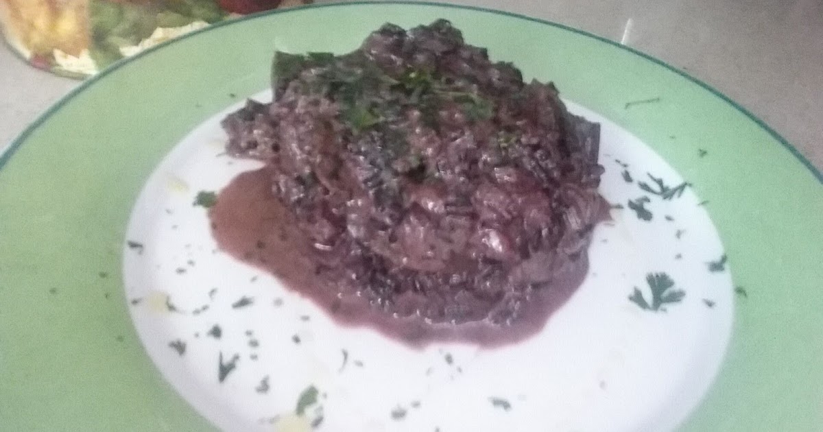 I Sapori di casa mia Risotto nero alle verdure mantecato con Veganese