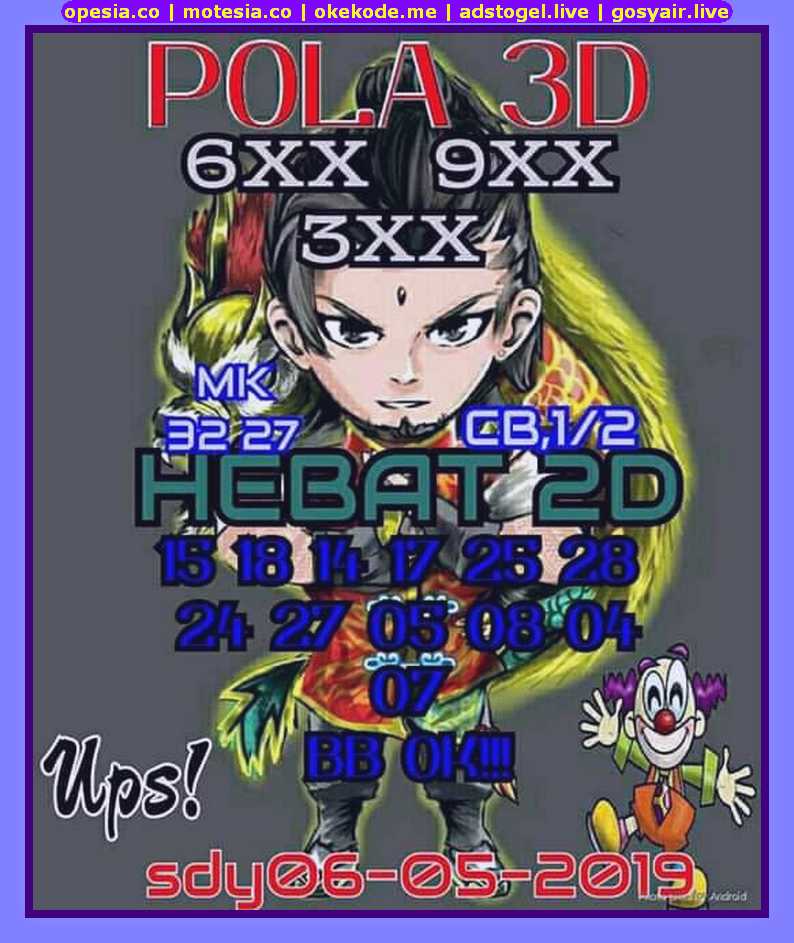 Kode syair sd Senin 6 Mei 2019 GOsyair SEDIA KODE SYAIR