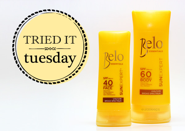 belo sunscreen face