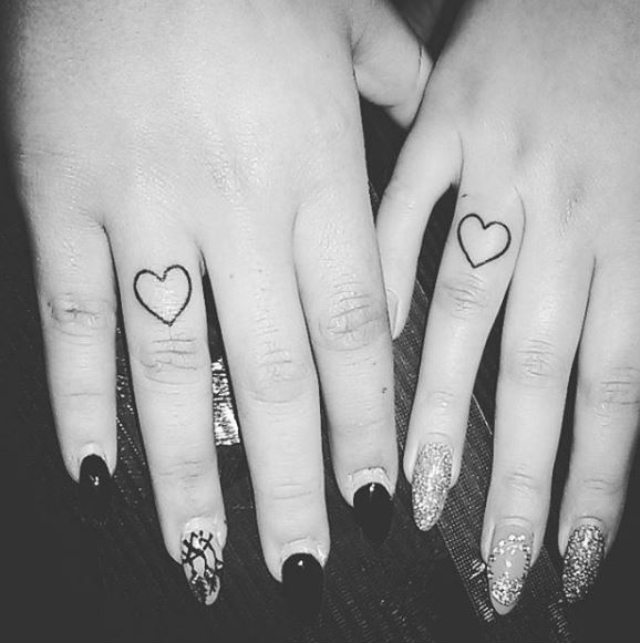 250+ Matching Best Friend Tattoos For Boy and Girl (2019) Small