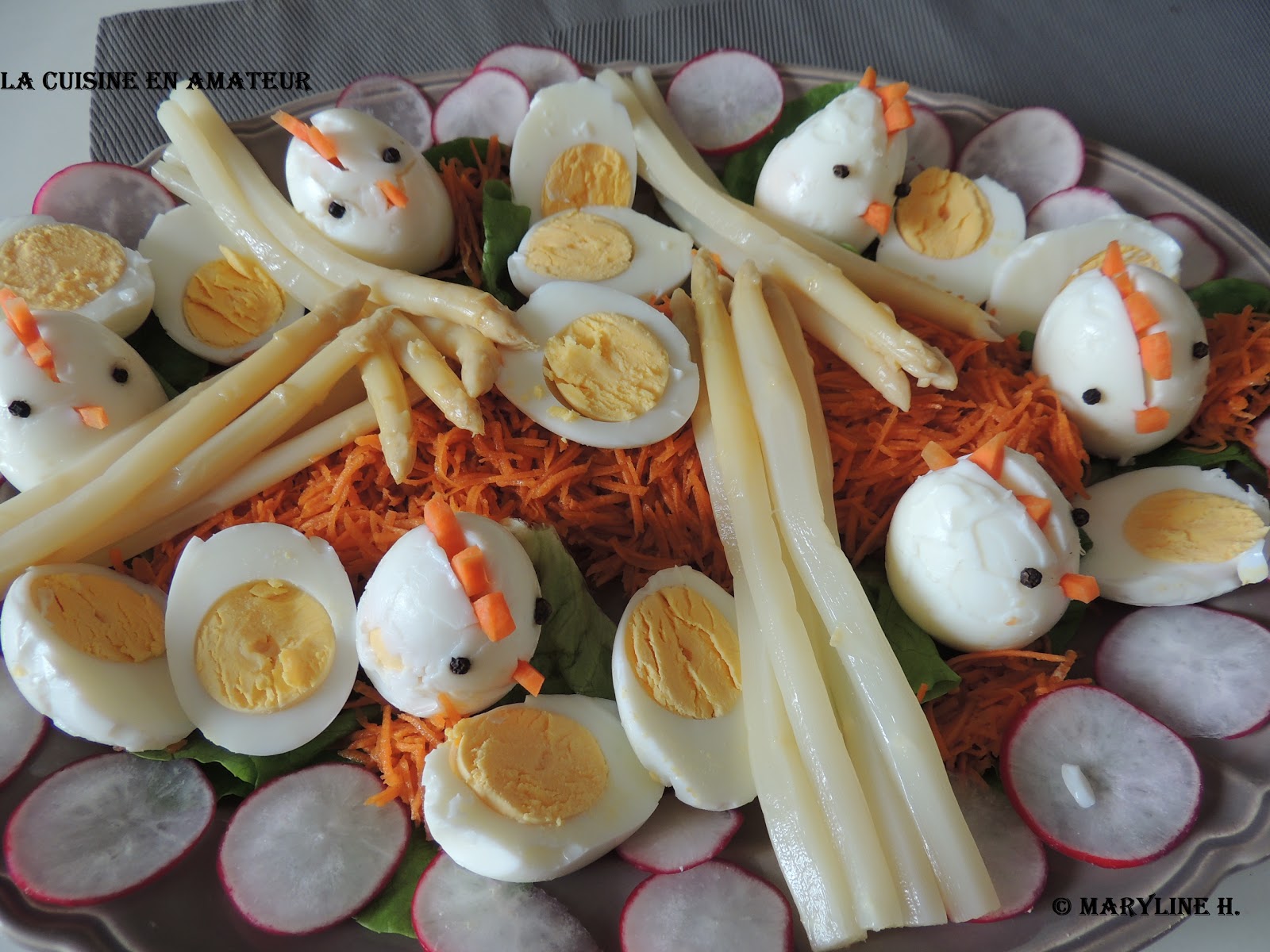 La cuisine en amateur de Maryline Entrée de Pâques