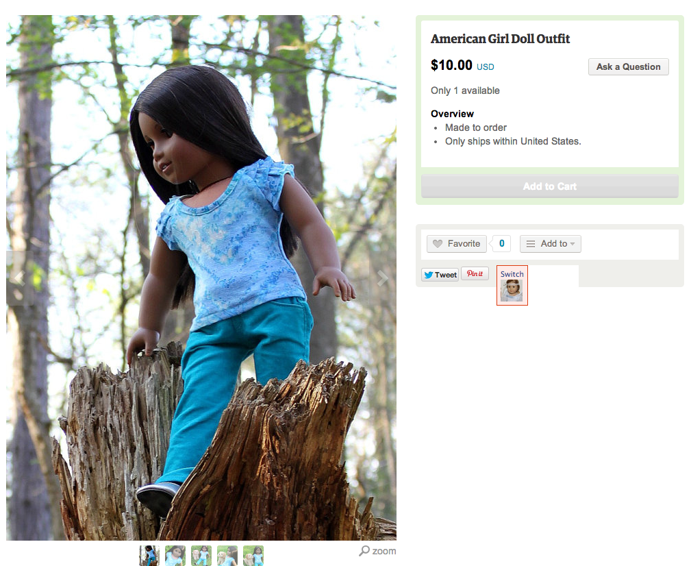 The Doll Wardrobe Branding Your Etsy Squares, Step 6