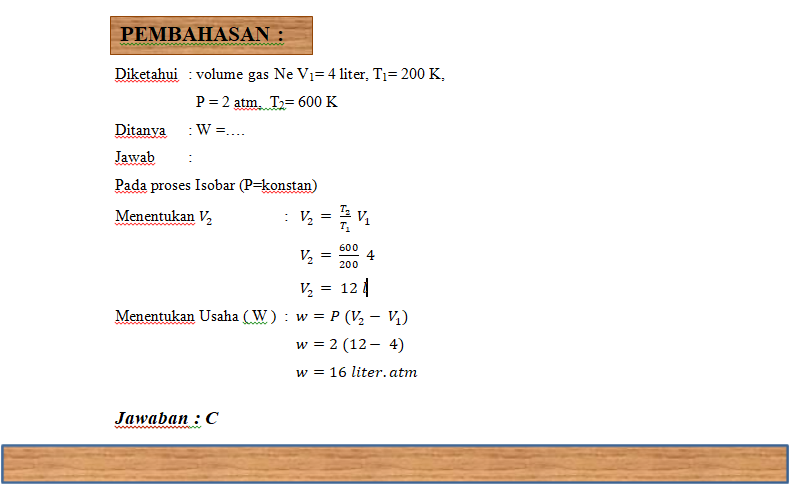 SOAL DAN PEMBAHASAN TERMODINAMIKA FISIKA ASYIKKU
