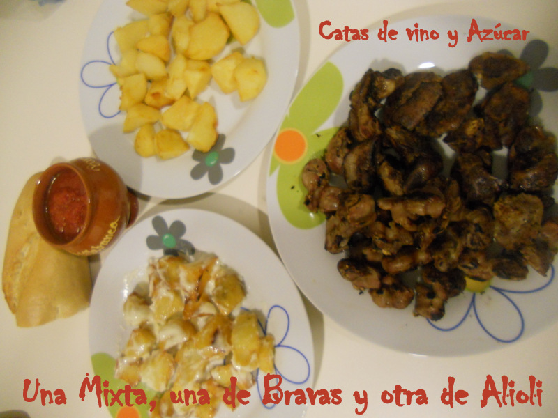 Catas de Vino y Azúcar Ración mixta de higadillas e higaditos