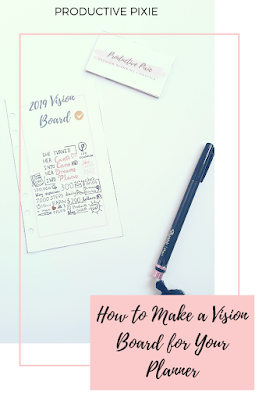How to Create a Vision Board for Your Planner