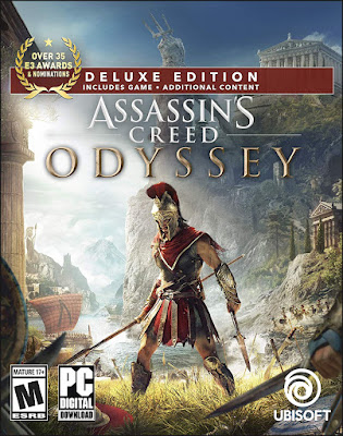 Assassins Creed Odyssey Game Cover Pc Deluxe Edition