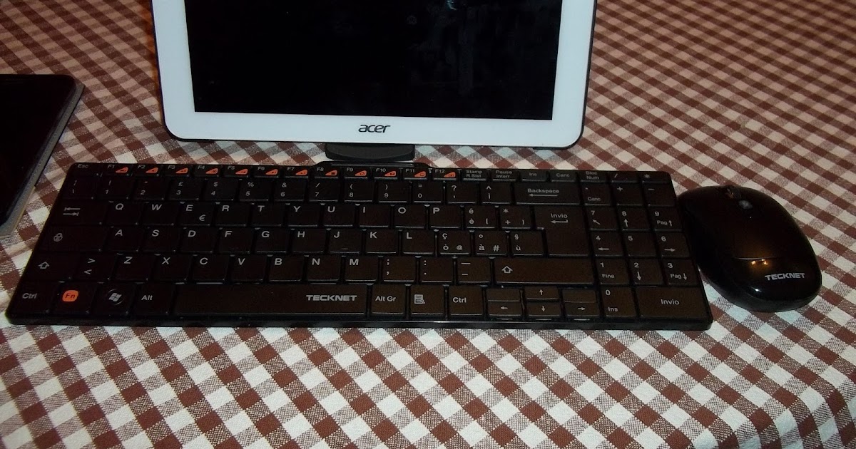 TECKNET Mini Set Tastiera E Mouse Wireless, 2.4G USB Senza - Foto 3