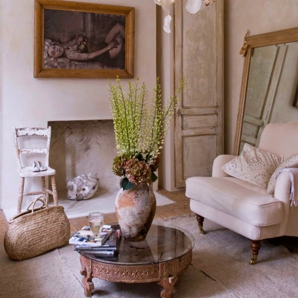 Living room rustic design