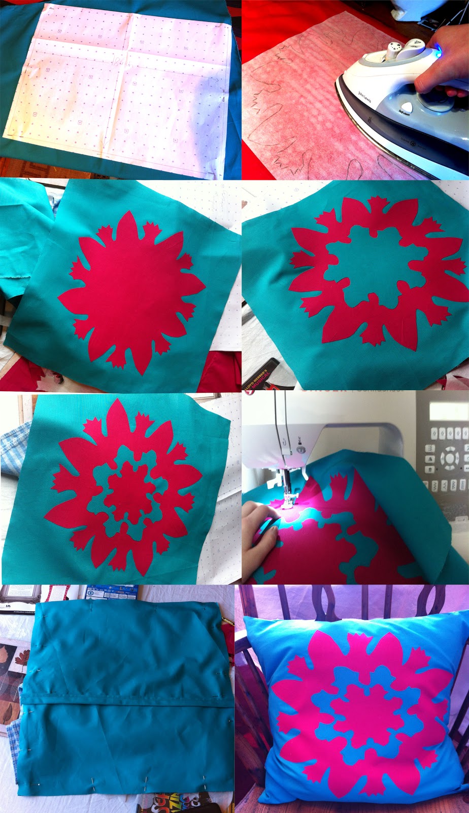 Textiles R Us Ah first cushion/ final piece made!! =D