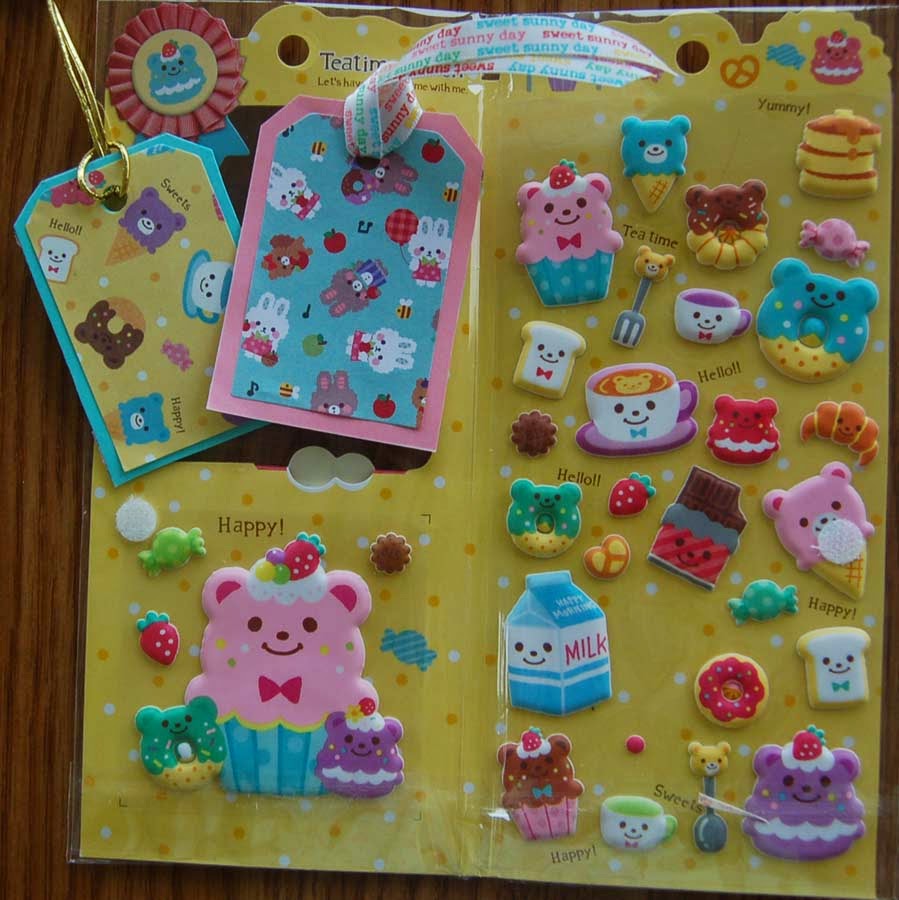 Lynn's Craft Blog Puffy Sticker Tags