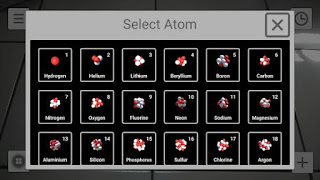 AR Atom Visualizer - Atom List