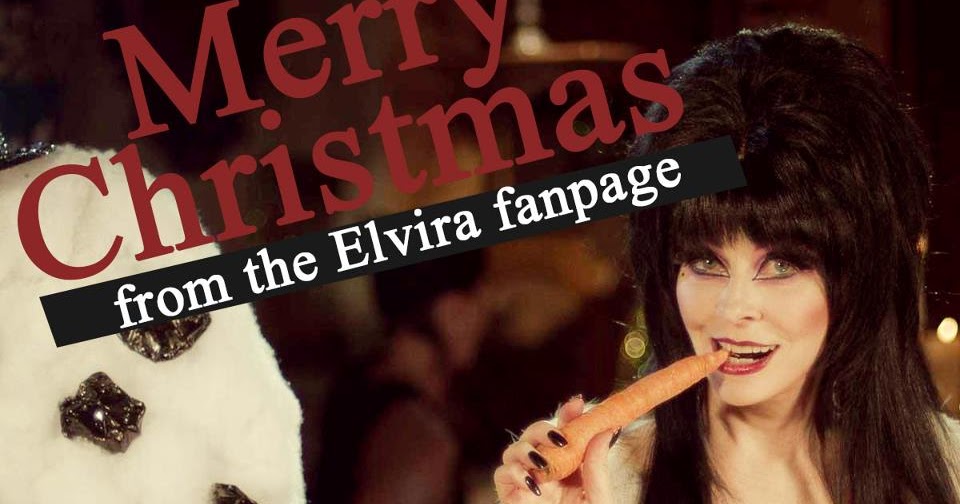 Moongem Comics Merry Christmas From Elvira Fanpage