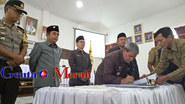 Disahkannya Lima Raperda, Dengan Harapan Dapat Memihak Warga Lamteng