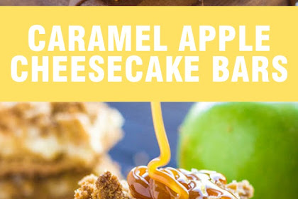 CARAMEL APPLE CHEESECAKE BARS