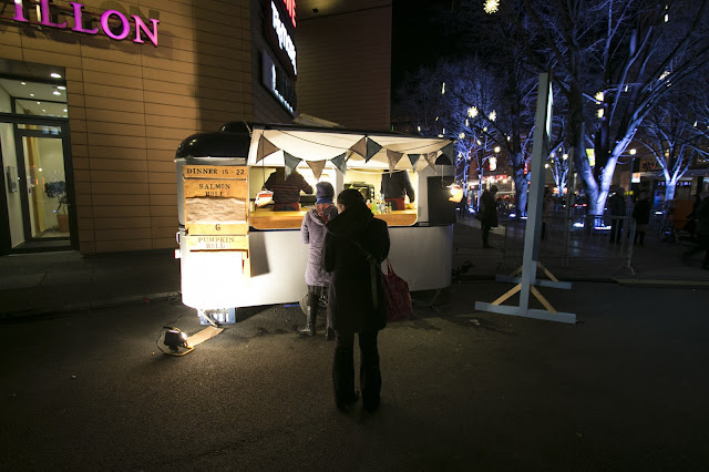 Street food vicino alla Berlinale palast-Berlino