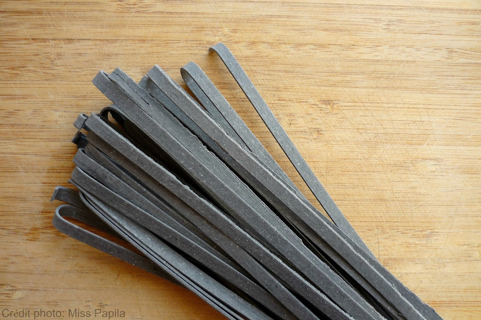 Miss Papila Tagliatelle A L Encre De Seiche Alle Vongole