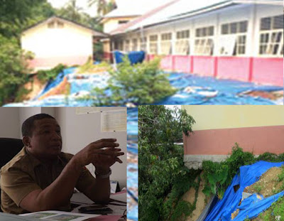 Sapulette: Pembangunan Talud SMPN 1 Prioritas APBDP 2017 1 SMP%2BN%2B1