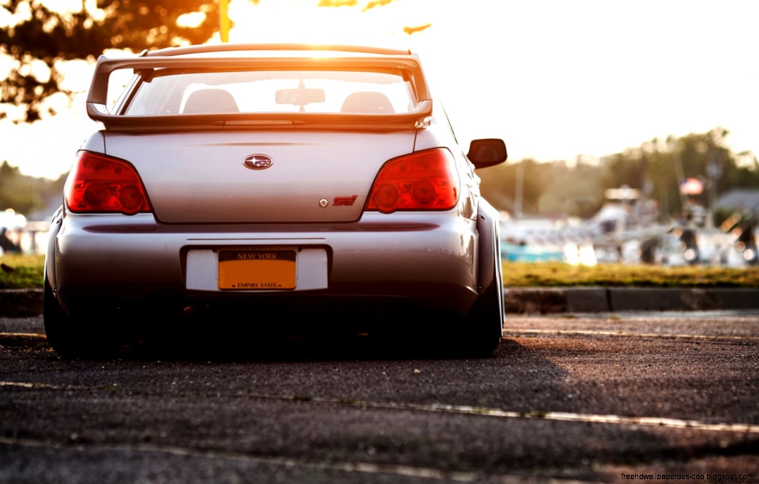 subaru impreza wrx car rear parking hd wallpaper   Wallpaper HD