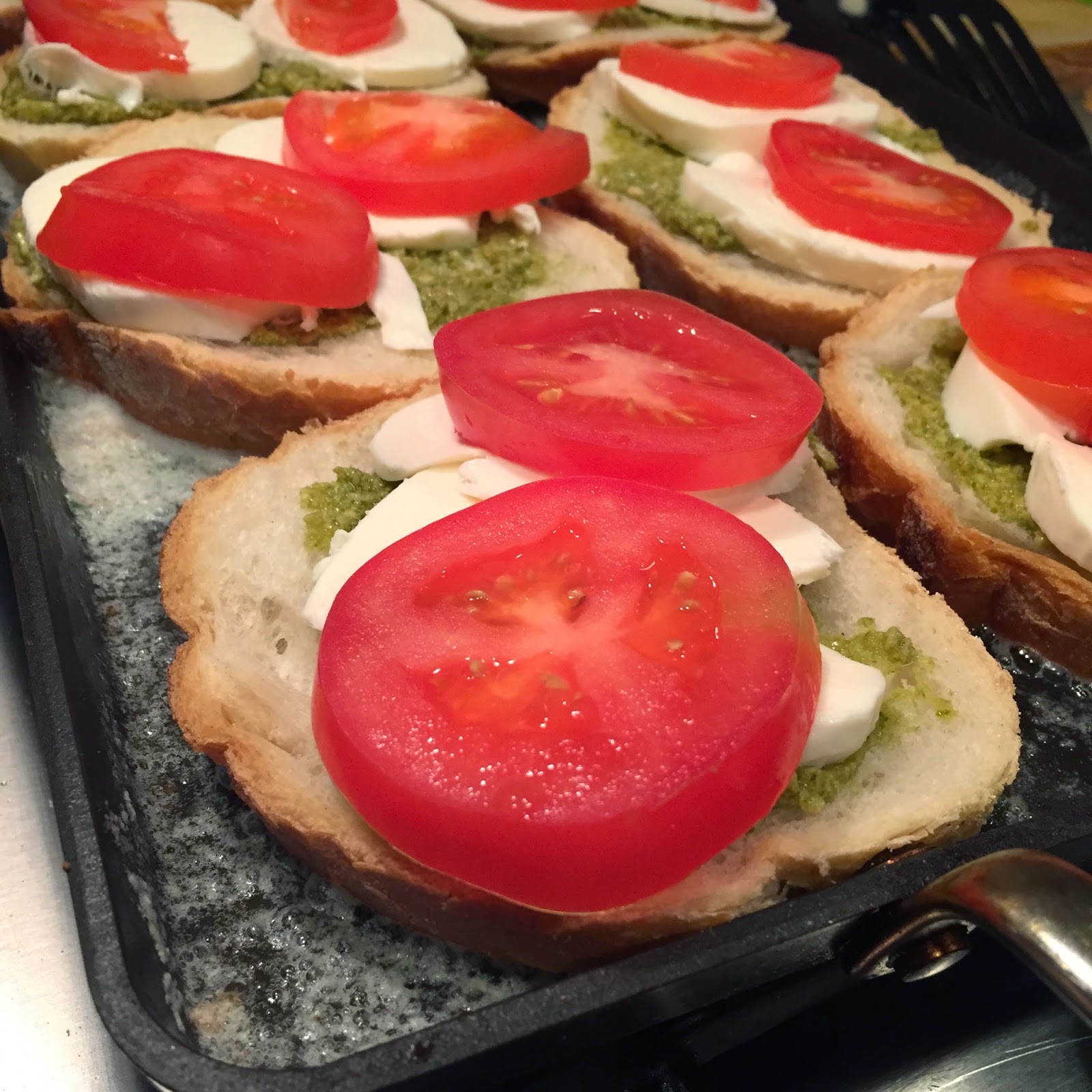 Food Impressions Grilled Tomato Mozzarella Sandwiches