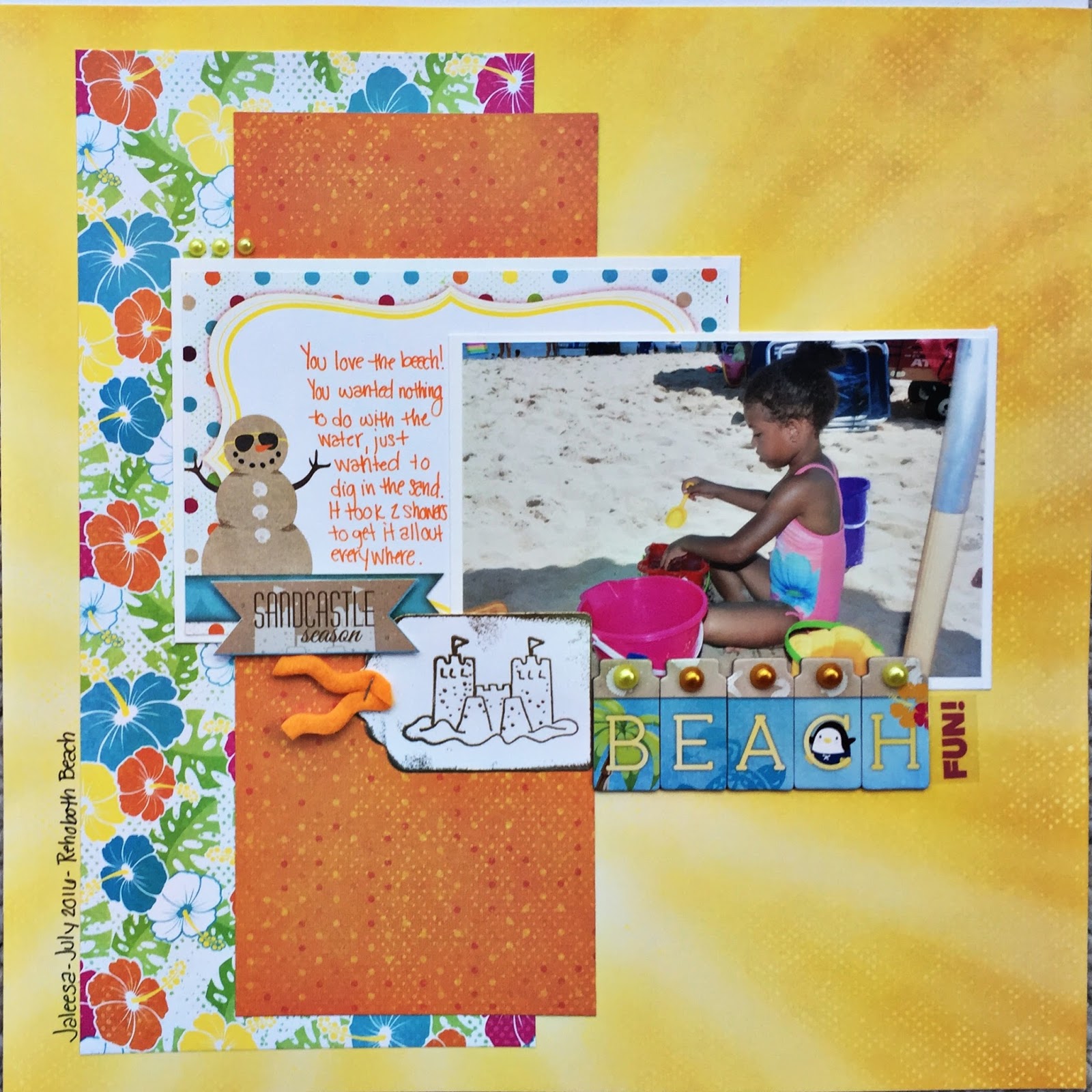 FotoBella: Beach Fun Layout!