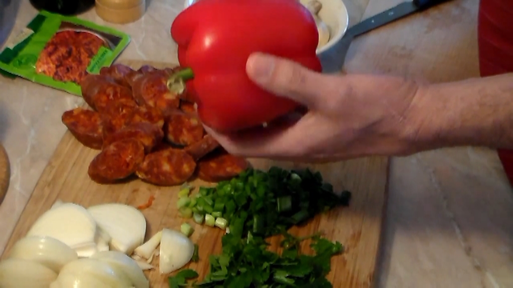 Cookingaround Chorizo Sausage Stir Fry Recipe