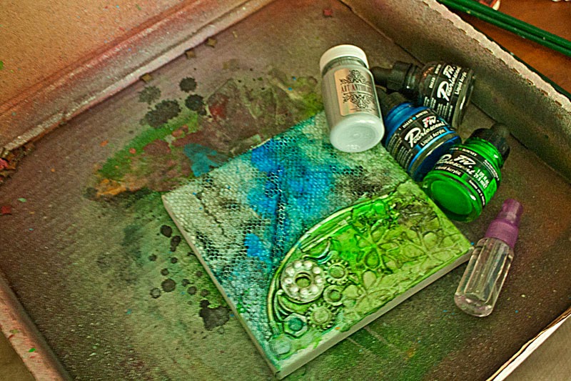 Do More With Less Mixed media canvas with found objects....a tutorial