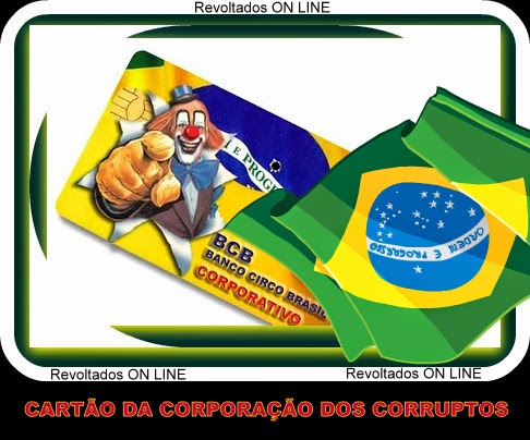 Gastos com Cartão Corporativo, a CORRUPÇÃO que tem que acabar !!!