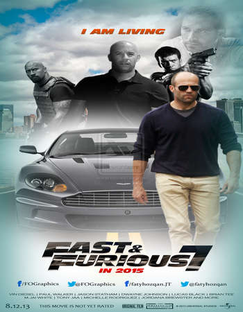 Furious 7 2015 Extended BRRip Dual Audio Hindi Eng Esub 720p