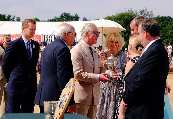 Prince Charles, Prince of Wales and Camilla, Duchess of Cornwall visited Sandringham Flower Show 2018 held at Sandringham Park