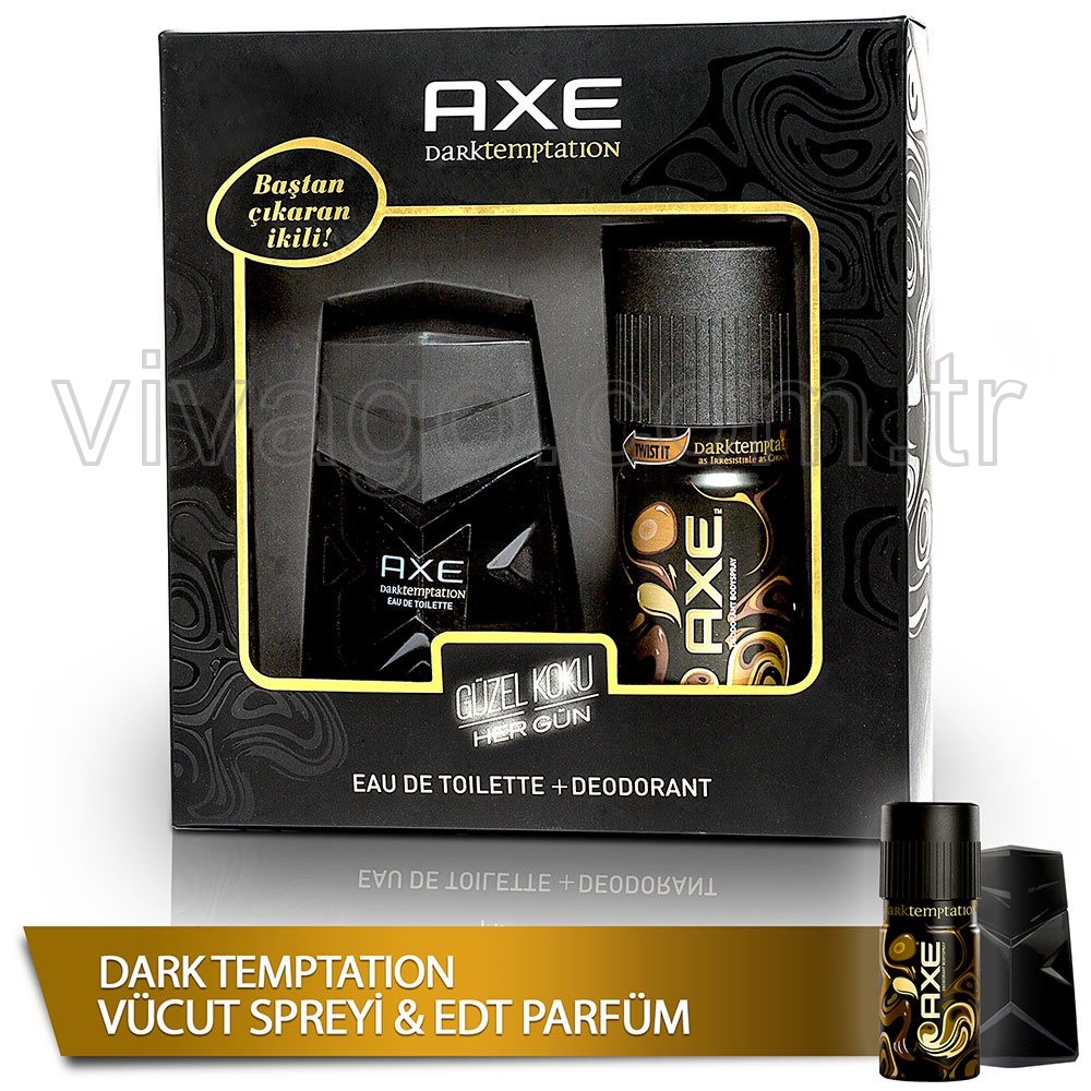 Axe Dark Temptation Parfüm Seti Axe Dark Temptation Parfüm Seti