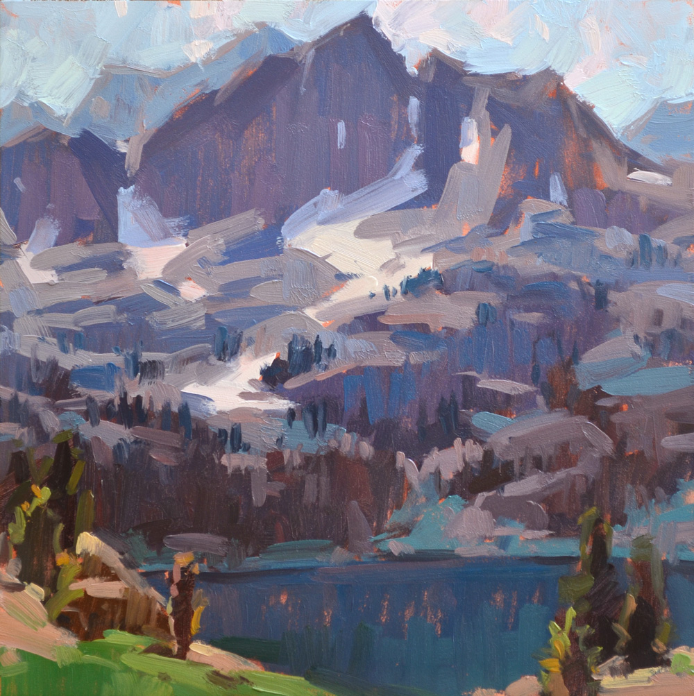 Carol Marine's Painting a Day A Strenuous Hike