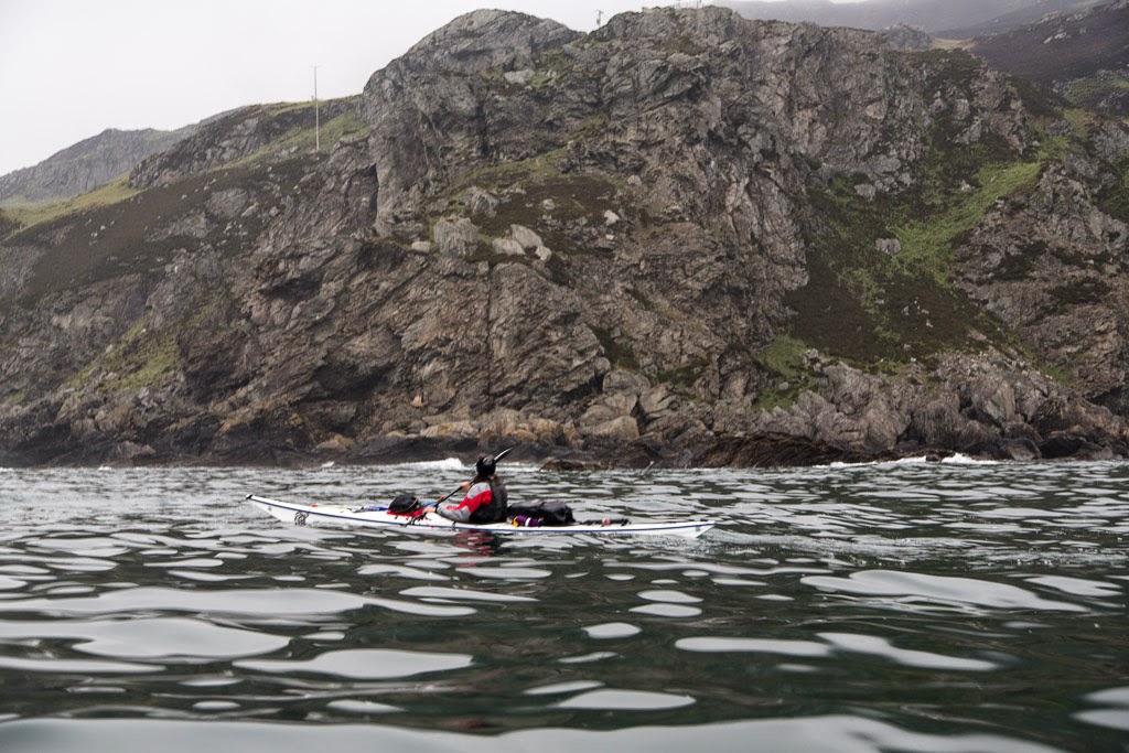 Sea kayaking with It's the Dug's Lugs (if not