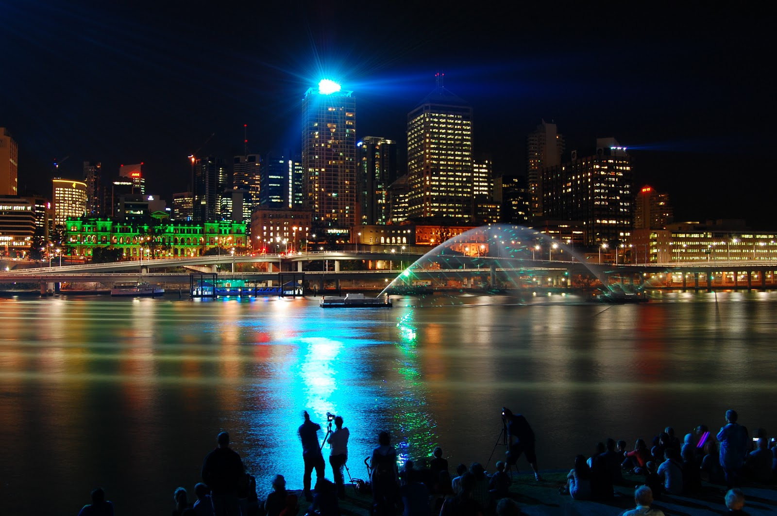 Brisbane Daily Photo Santos City Of Lights last night