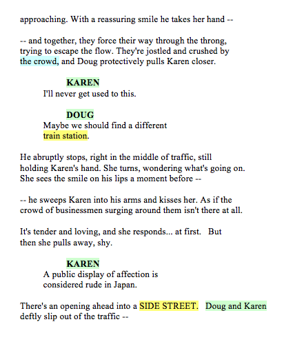 Free script analysis picture