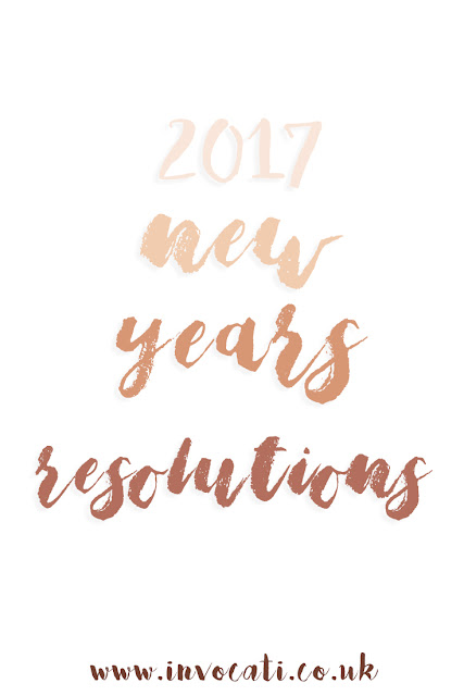 2017 New Year's resolutions