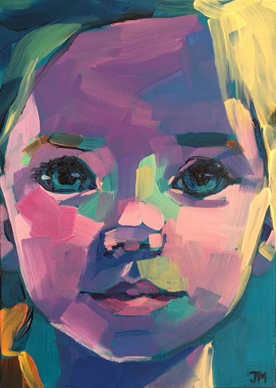 Jessica Miller Paintings Half Hour Portrait
