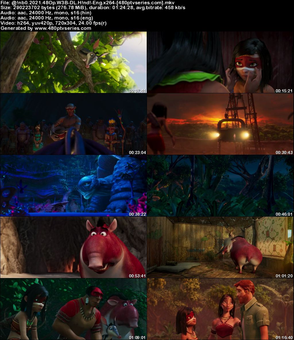 Ainbo: Spirit Of The Amazon (2021) 300MB Full Hindi Dual Audio Movie Download 480p BluRay Free Watch Online Full Movie Download Worldfree4u 9xmovies